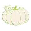 Embroidered Insulated Pad Pumpkin Table Decoration Mat Durable Dining Table Mat