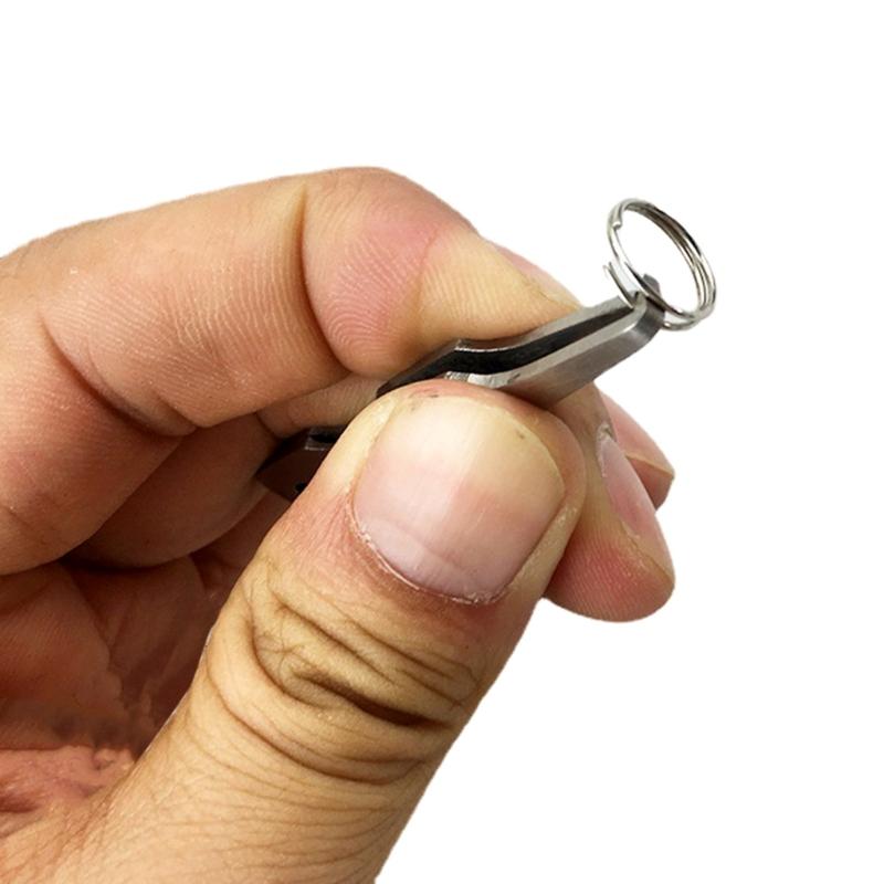 Fischerei Sprengringe Zange Edelstahl Tackle Sprengringe Zange Doppelte Ringe Öffnen Mini-Zange Langlebig