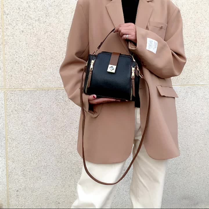 Elegant Anti-Theft Crossbody Handbag: Adjustable Strap, Secure Zip Closure, Durable & Perfect for Any Occasion