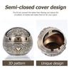 Personalized Ashtray with Lid Creative R Anti-fall Windproof Ashtray Home Living Room Tea Room Table Decoration Birthday Gift