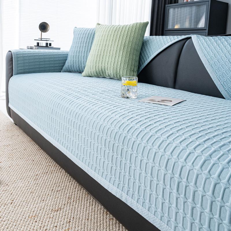 Cool Doudou Summer Sofa Cushion  New Ice Silk Mat Seat Cushion Non-Slip Summer One-Piece Cover Cover