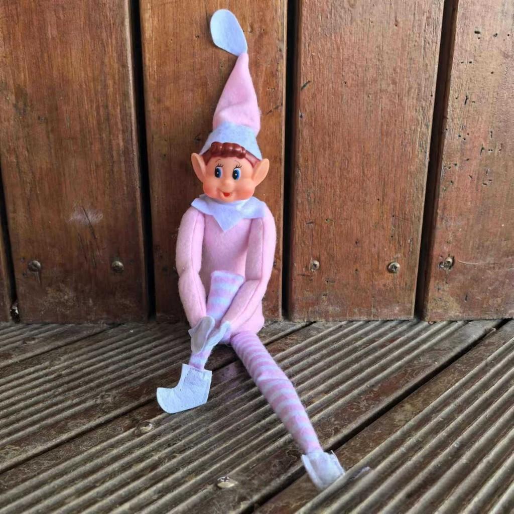 Figura Peluche Elfica Festiva Con Materiale Morbido Per Bambini E Celebrazioni Familiari