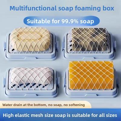 Portasapone Multifunzionale per Bucato con Drenaggio Antiscivolo e Design Senza Schiuma