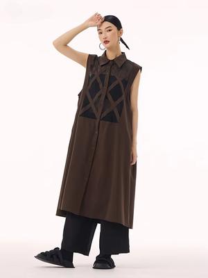 Vintage Patchwork Loose Dress GMM1303