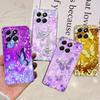 Flower Butterfly Women Fashion Back Cover For Huawei Honor X6b X6a Plus HonorX6 4G 5G Phone Funda Transparent Soft TPU Silicone