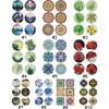 6PCS Diamond Painting Coasters Kits Mandara Wooden Diamond Crafts Coasters Fresh Greenery Diamond DIY Coasters Romantic Red Rose