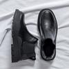 Autumn Muffin Platform Chelsea Short Boots Men'S Fashion Boots British Velvet Martin Boots 3111-R