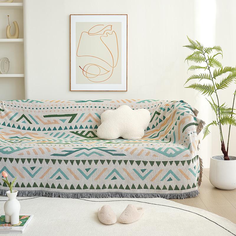 

Новый чехол для дивана, устойчивый к царапинам, чехол для дивана, ткань, одеяло для дивана, полное покрытие, диванное полотенце с геометрическим узором, коврик для пикника 130*160cm