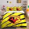 "Watford Logo Bedding Set" Bedding Duvet Cover Set Duvet Cover Pillowcases  (1 * Duvet Cover 2 * Pillowcases, Without Duvet Insert)