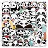 50 Panda Graffiti Stickers Cartoon Cute Animal Stickers DIY Suitcase Mobile Phone Water Cup Car Stickers