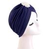 Indian Women Chemo Cap Muslim Diamonds Hijab Pleated Turban Wrap Headscarf Beanies Hair Loss Bonnet Hat Femme Turbante Mujer New