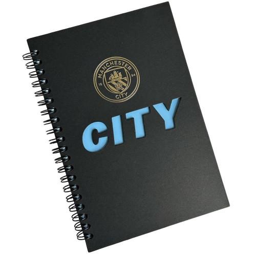 Manchester City FC Cut Out A5 Notebook