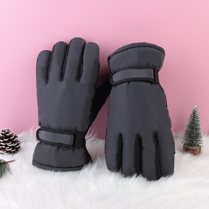 Unisex Winter Verdickte Winddichte Touchscreen Motorradhandschuhe