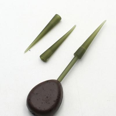 20pcs Terminal Carp Fishing Anti Tangle Sleeves Connect with Fishing Hook Rubber Tip Tube Fishing Tackle Box Kit