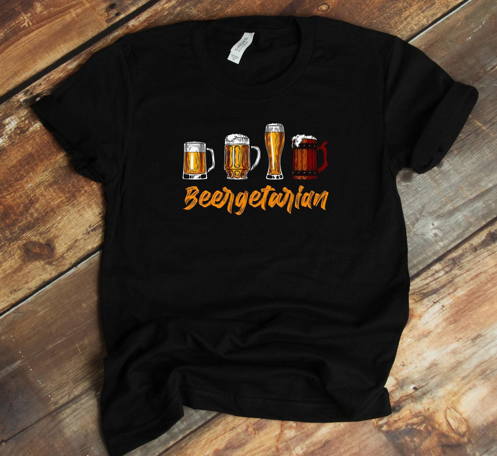 Beergetarian T-Shirt - Craft Beer Diet Homebrew Lover Funny Drinking Shirt Gift 4XL