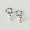 Tooth Dangle Earrings Hoop Earrings Ear Buckles Ear Jewelry Alloy Material Tooth Shaped Drop Earrings for Teens Adults