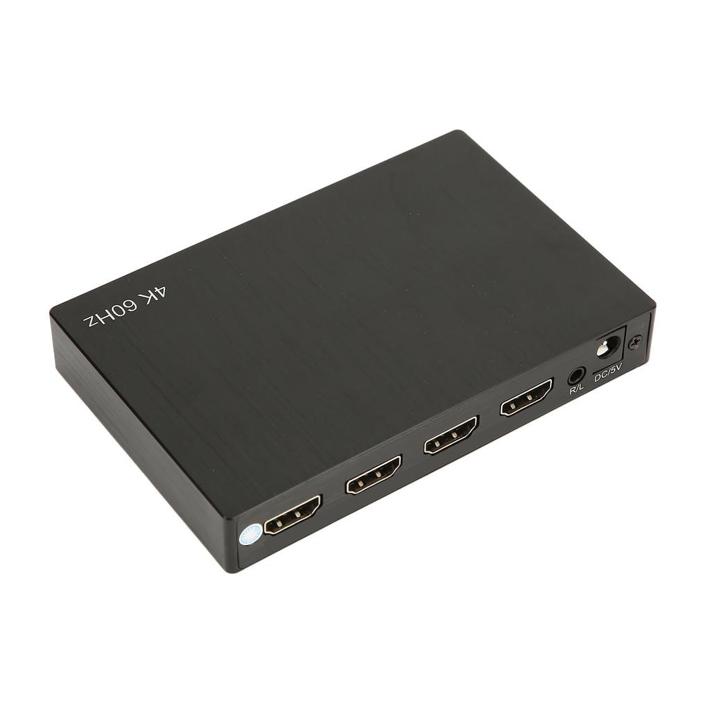 4K HD Multimedia Interface Switch Splitter 2 In 4 Out with Remote 4x2 Matrix Splitter Switcher with