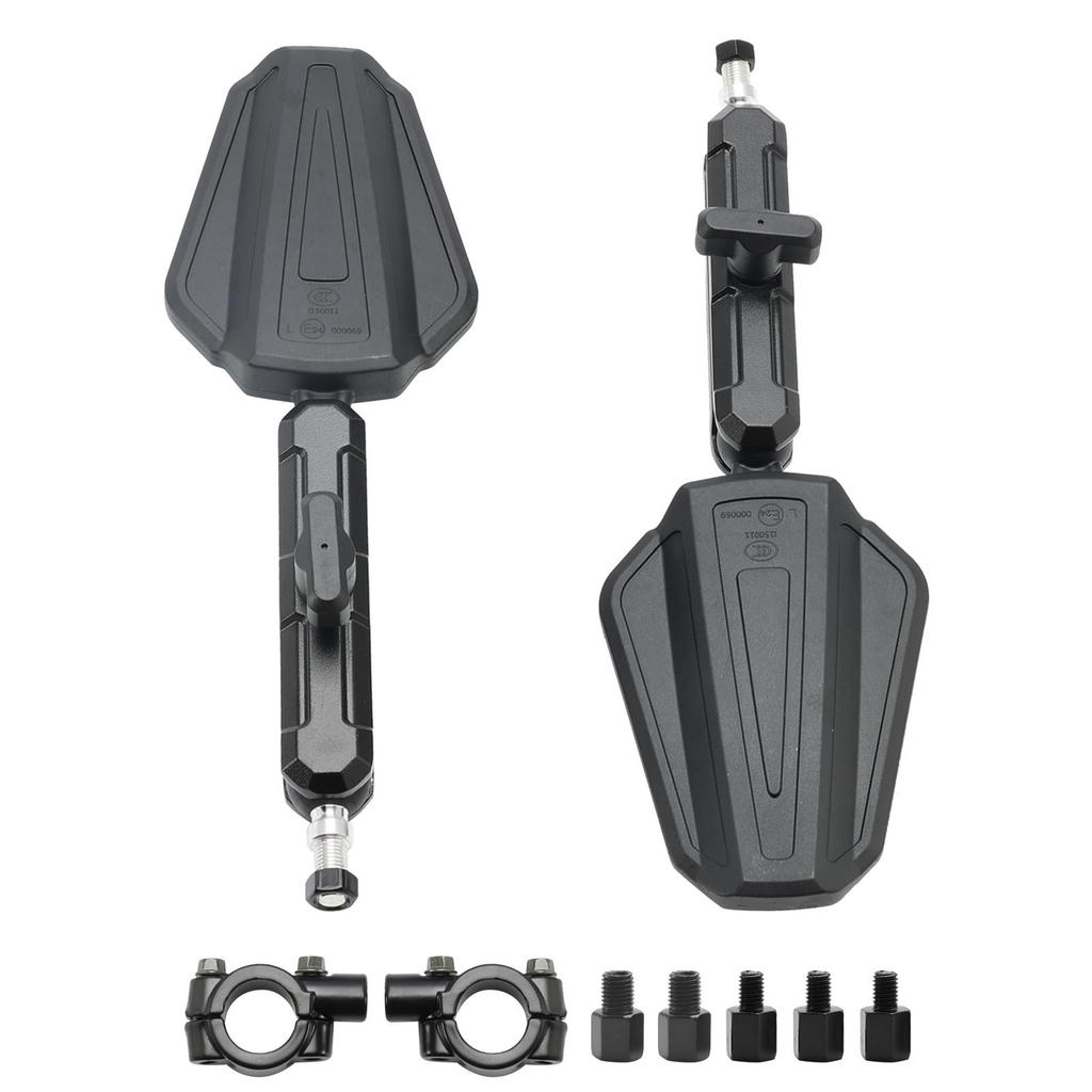 Motorrad-Langarmspiegel Enduro-Rückspiegel-Kit für Adventure-, Touring- und Dual-Sport-Bikes