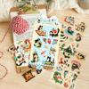 Mengmeng Black Cat Series Cartoon Stickers – Cute DIY Journaling Material, 6 Styles