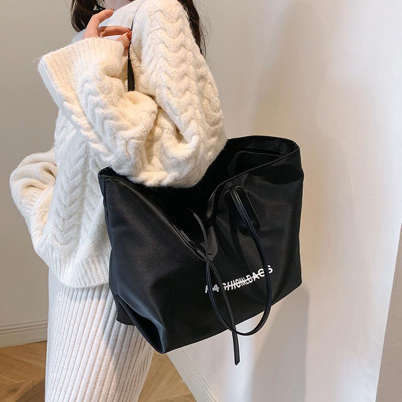 Nylon Cloth Tote Bag 2 New Shoulder Bag Women's Bag Simple Handbag Large Capacity Batch
