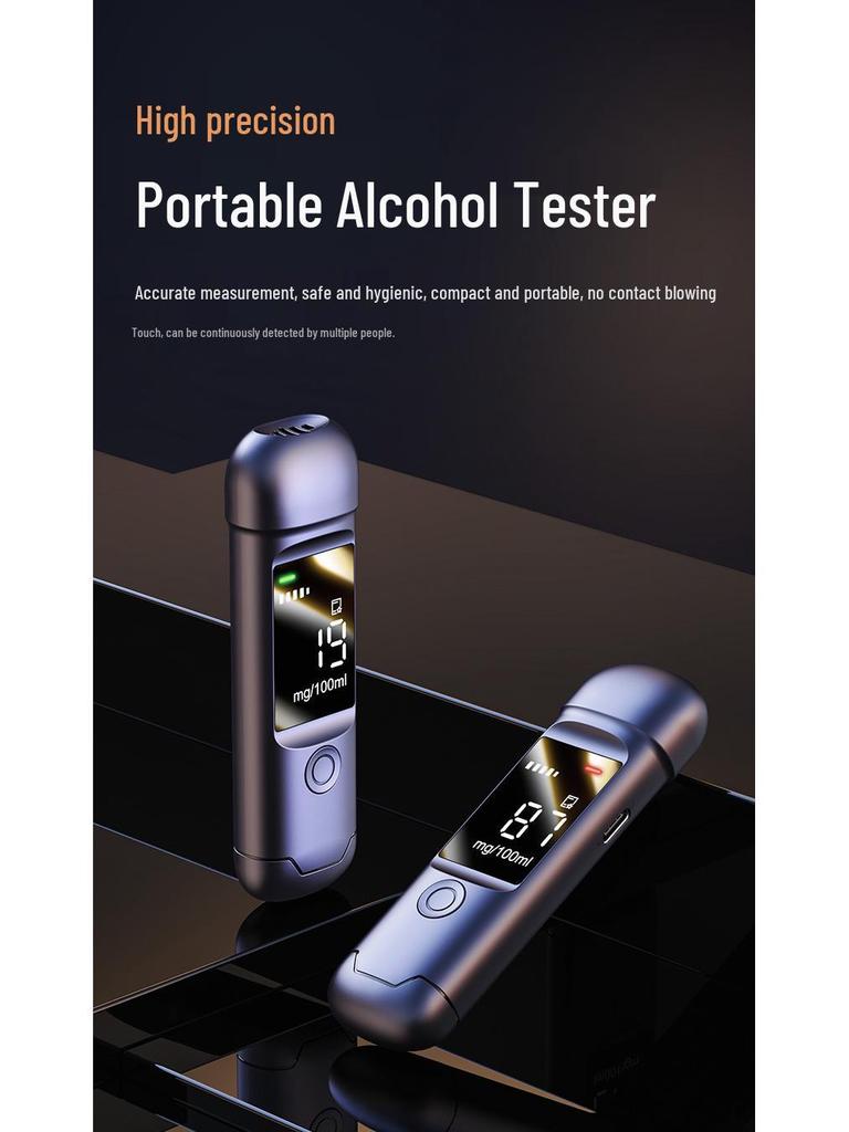 Zhao Wei High-Precision Portable Breathalyzer 1000 - Alcohol Tester for Traffic Safety