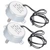 2 szt. Silnik Synchroniczny Mini 15‑18 obr./min Zestaw Akcesoriów do Rotacji CW CCW 4W AC220‑240V 50TYC