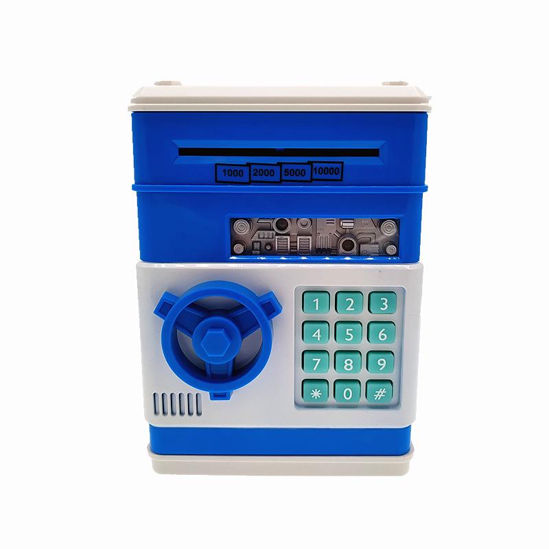 Creative Kids' ATM Piggy Bank with Automatic Money Rolling Feature