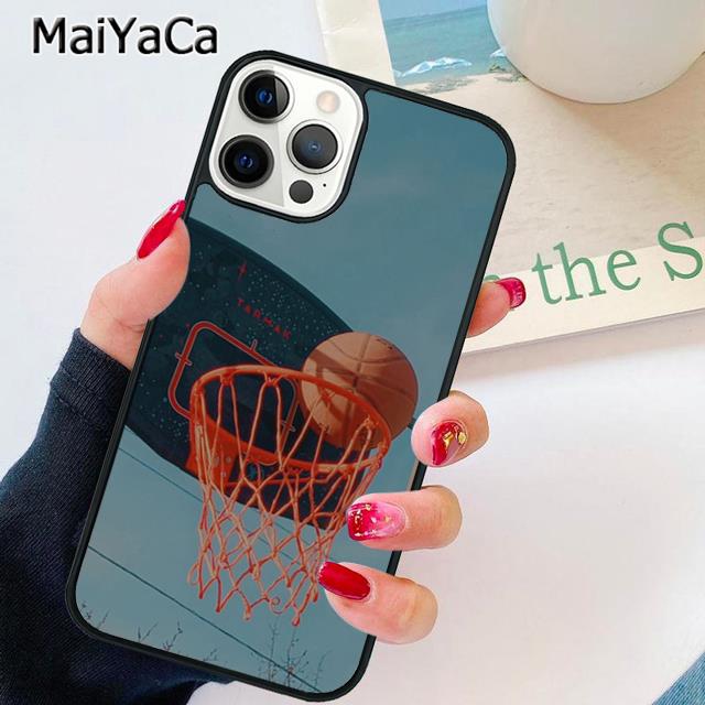 

MaiYaCa Basketball Basket Phone Case Cover For iPhone 17 Air 16 15 plus 11 12 13 14 pro max shell coque iPhone 11pro max