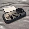 Applicable To Apple 16 New 14plus Matte 13 Silicone 12mini Cartoon Panda 15promax Mobile Phone Case