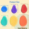 Children's Sensory Stone Set: 6 Soft Silicone Worry Stones with Wearable Lanyards for Stress Relief