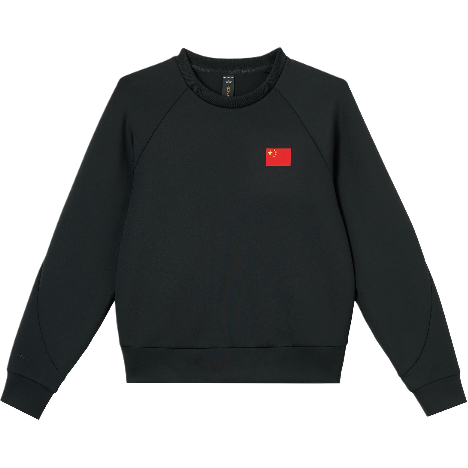 Anta Champion All-Weather Series Round Neck Pullover Loose Sweatshirt Women sweatshirt 162440709-3 S