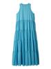 Mira Owen Crew Neck American Style Long Dress 09WFO254914TUQ1