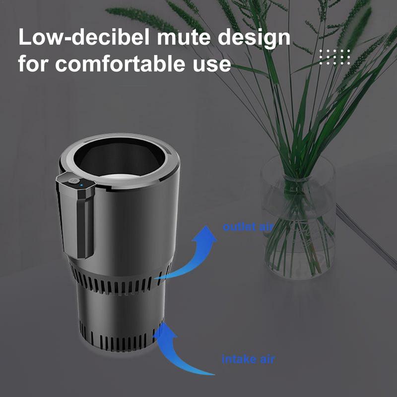 Quick Cooling Silence Smart Car Cooling Cup For Coffee Milk Drinks Electric Beverage Cooler Holder Travel Mini Car