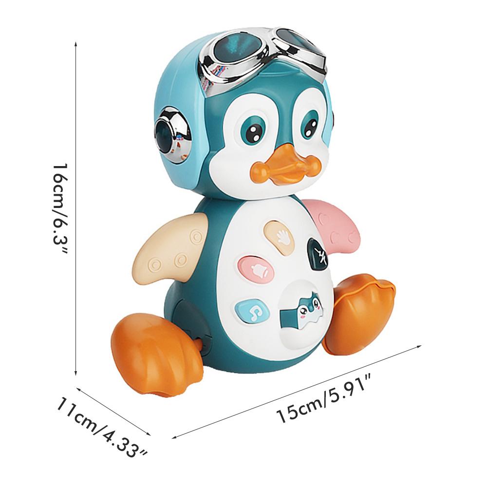 Musical Dancing Penguin Toy with Music and Lights Baby Early Education Toys for Girl and Boy