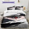 Cartoon Pattern Bedding Quilt Set Quilt Cover Pillowcase Home Decoration Birthday Gift (1 * Duvet Cover + 2 * Pillowcase, Without Core)
