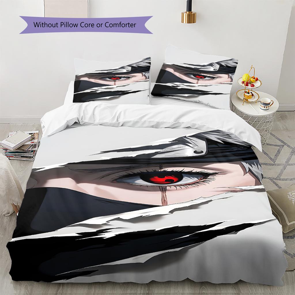 Cartoon Pattern Bedding Quilt Set Quilt Cover Pillowcase Home Decoration Birthday Gift (1 * Duvet Cover + 2 * Pillowcase, Without Core)