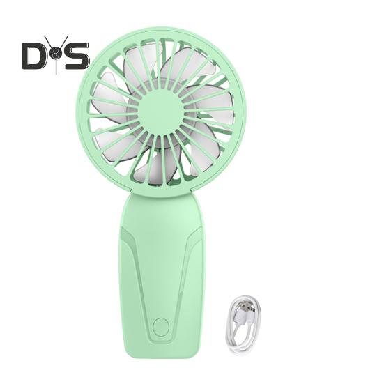 Viteza ventilatorului personal mic, reglabil, flux de aer puternic, zgomot redus, reîncărcabil prin USB, ventilator de răcire portabil compact