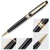 6x Black Ink Ballpoint Pen Journaling Pen Smooth Writing Pen Metal Signature Pen Stationery Supplies for Writing