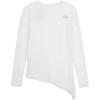 The North Face Solid Color Loose Fit Drop Shoulder Long Sleeve T-Shirt Women Tops White NT7TR41B