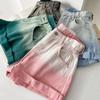 Summer New Jeans, Women's Shorts, High Waist, Thin And Discolored Pants