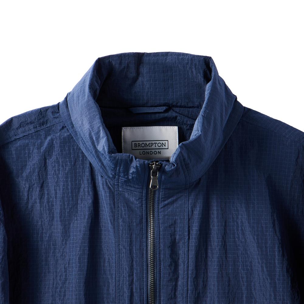 Brompton London Ripstop Hooded Jumper - Navy (P242Ujp431)