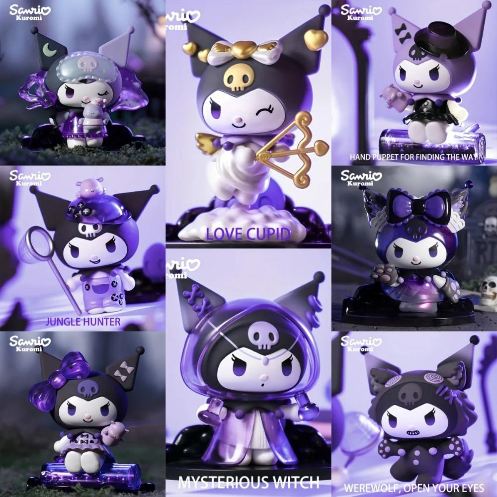 1pc/6pcs/8pcs Random One from the Kuroumi Witch Series Blind Box Figurine Model Tabletop Decorations