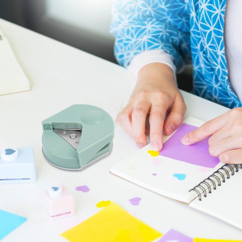 Round Cutter Button Maker R4 Card Rounded Cutter Corner Rounder Portable Paper Cutter Angle Border Punch DIY Craft HandTool