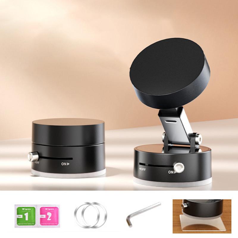 

Держатель для мобильного телефона с сильной присоской, вакуумный держатель с одной кнопкой, магнитная присоска, портативный и простой чёрный