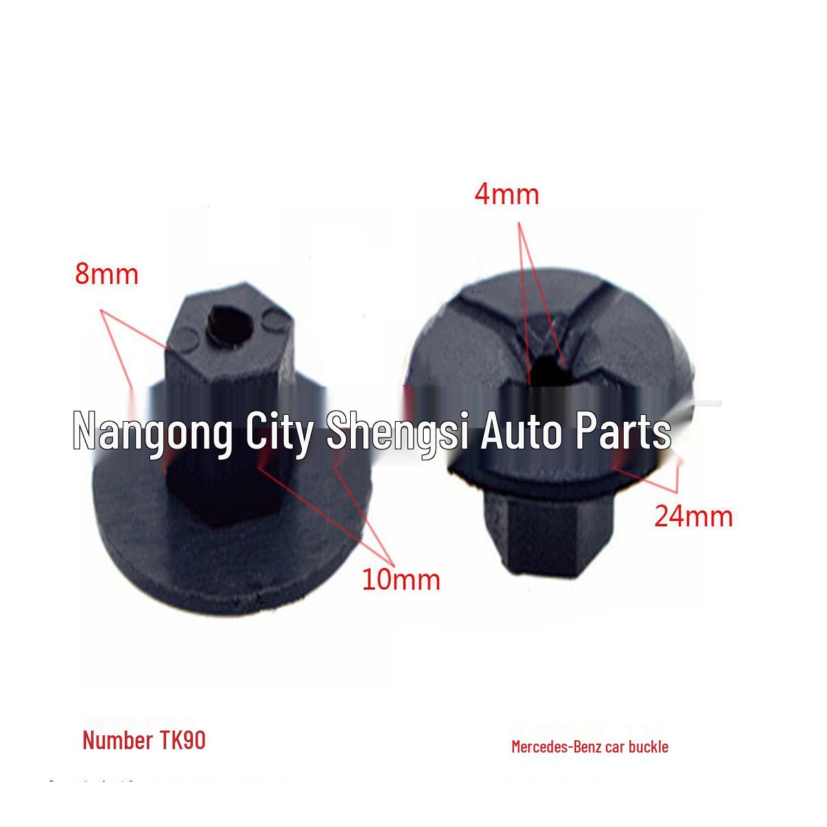 

Mercedes-Benz Car Mudguard Self-Tapping Screw Clip for Trim Panel Installation 10000 Units