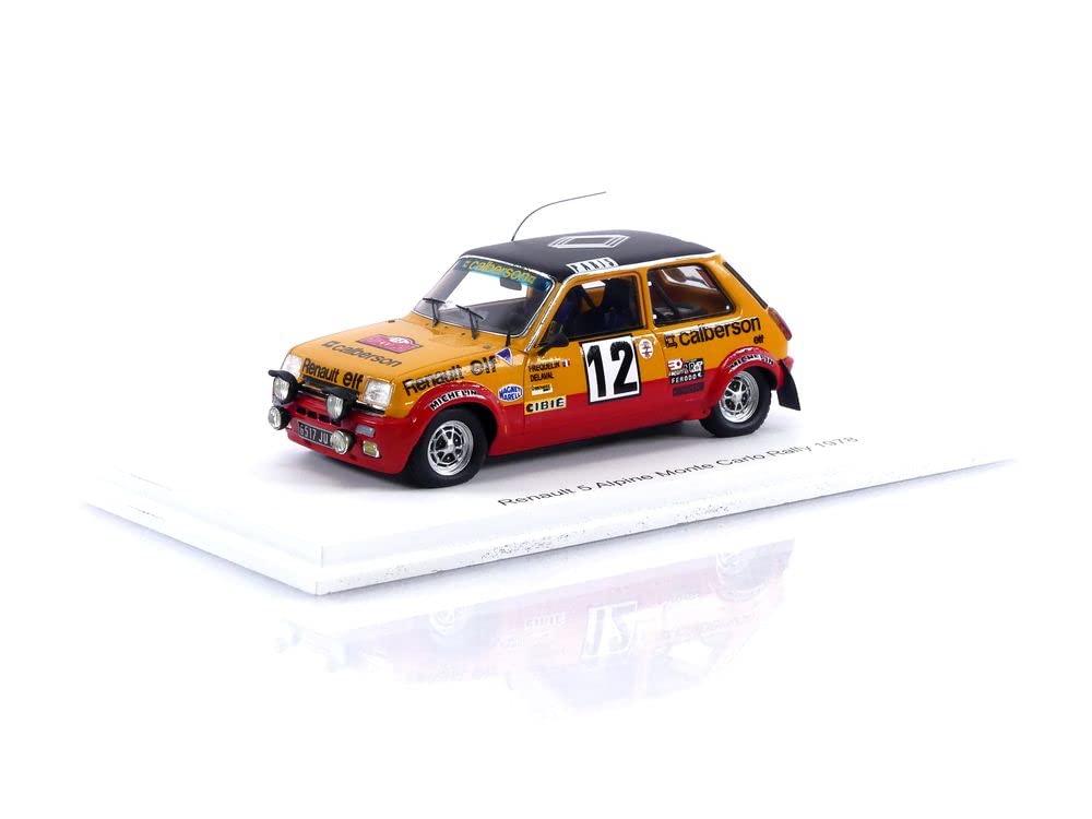 Spark Renault 5 Alpine Gr2 1978 Monte Carlo Rally 3rd Place 1/43 #12 G.Frequen/J.Delaval