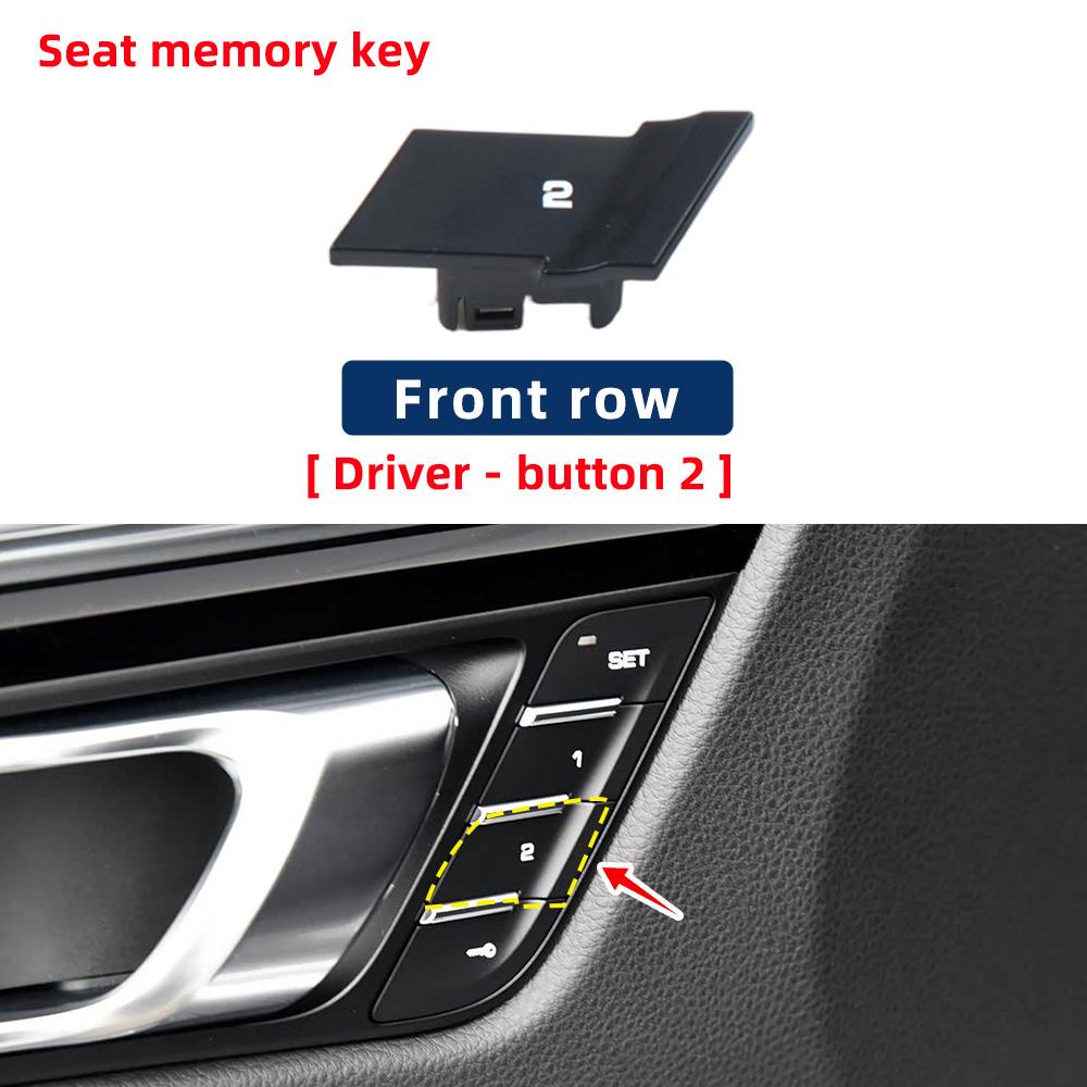 Car Front Button For Porsche Macan Seat Memory Key Seat Memory Button 2014- 2018 95B959855 95B959856 Car Accessories Replacement