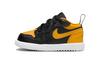 Air Jordan 1 Abrasion Resistant Low Top Toddler Shoes Black Yellow Infant And Toddler DR9747-072