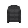 New year's light and thin white duck down jacket men's collarless warm liner wear a thin coat within a large size