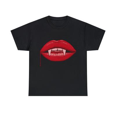 Vampir Lippen Grafik T-Shirt, S-5XL